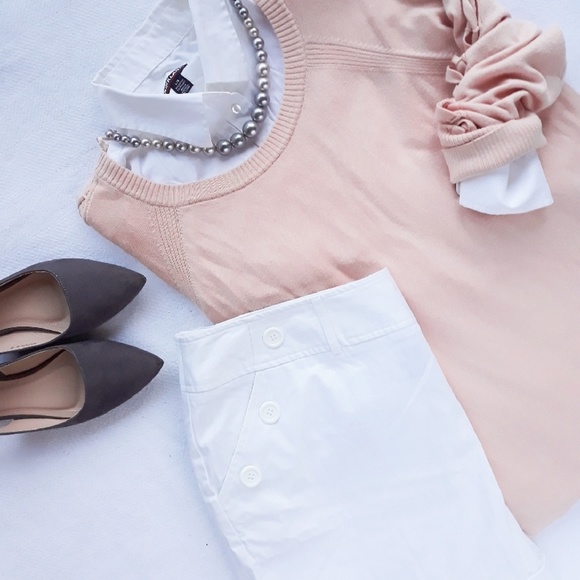 Courtenay Pants - White Nautical Inspired Shorts by Courtenay